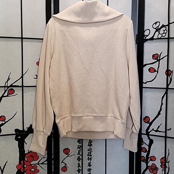 Varley Nwt Cream Vine Half Zip Sweater - Picture 6 of 14
